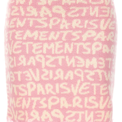 Vetements Graffiti Monogram Skirt