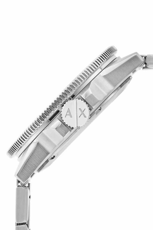 Armani Exchange Leonardo White Dial Men 44mm
