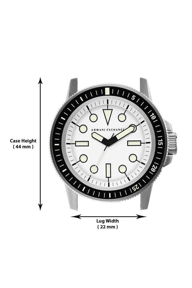 Armani Exchange Leonardo White Dial Men 44mm