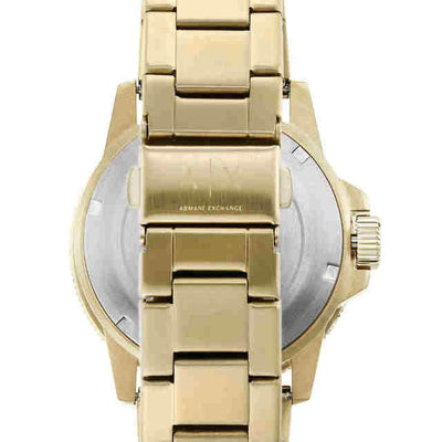 Armani Exchange Leonardo  Gold Dial Men 44mm