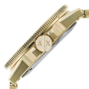 Armani Exchange Leonardo  Gold Dial Men 44mm