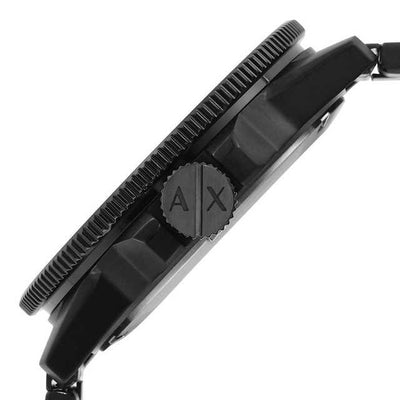 Armani Exchange Leonardo Black Dial Men 44mm