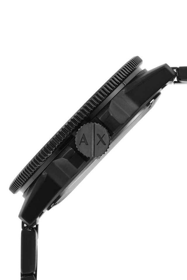 Armani Exchange Leonardo Black Dial Men 44mm