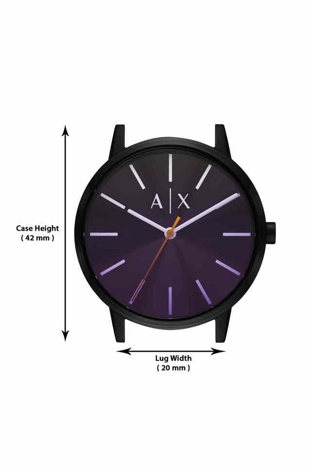 Armani Exchange Dress Black Dial Men 44mm