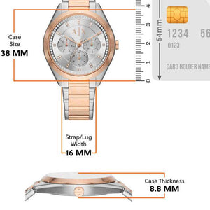 Armani Exchange Lady Giacomo Silver Dial Women 38mm