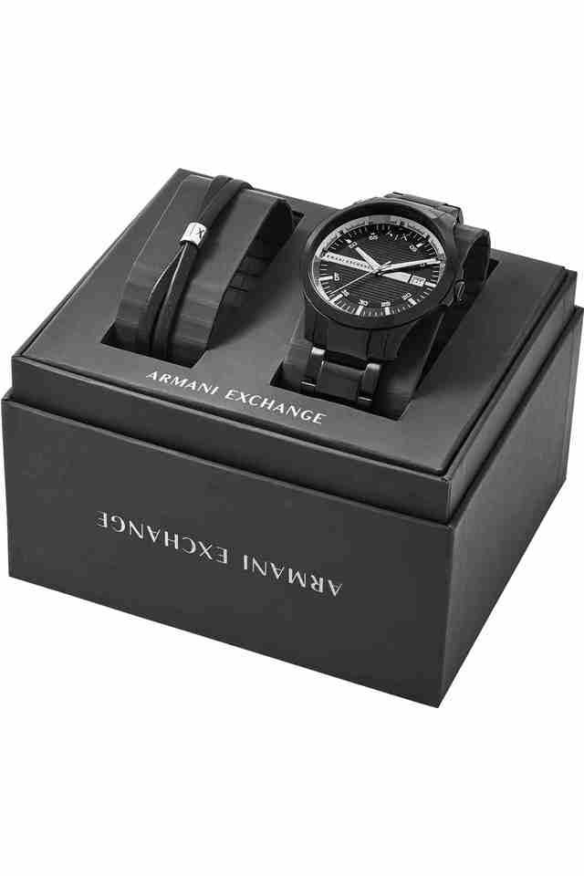 Armani Exchange Hampton  Black Dial Men 46mm