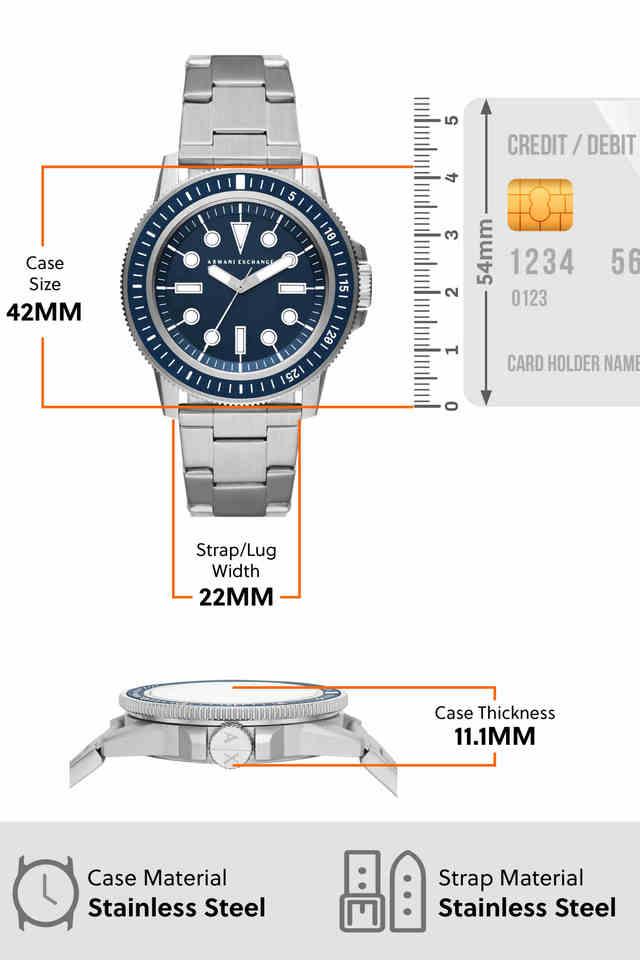 Armani Exchange Leonardo Blue Dial Men 42mm