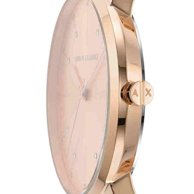 Armani Exchange Analog Rose Gold Dial Women 36mm