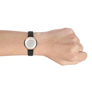 Emporio Armani Gianni T-Bar Silver Dial Women 42mm