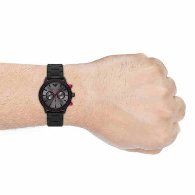 Emporio Armani Mario Grey Dial Men 43mm