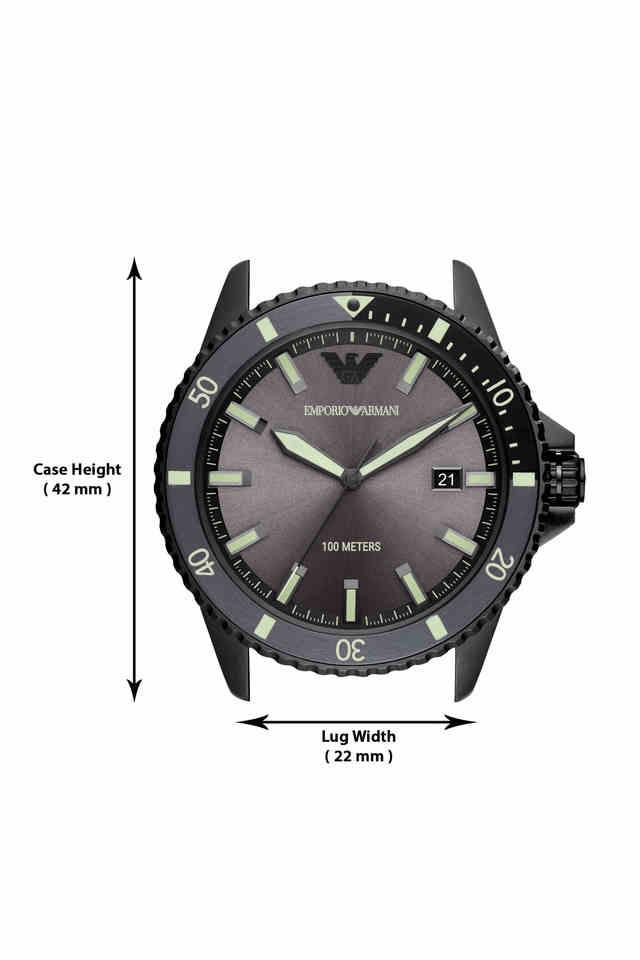 Emporio Armani Diver Grey Dial Men 42mm