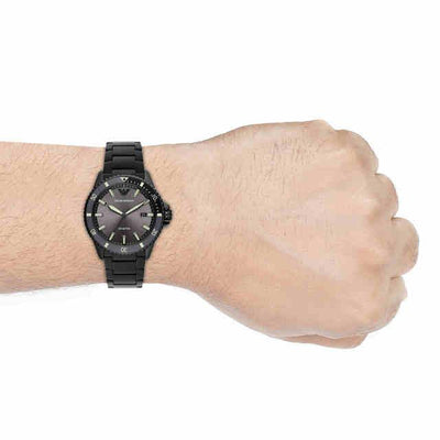 Emporio Armani Diver Grey Dial Men 42mm