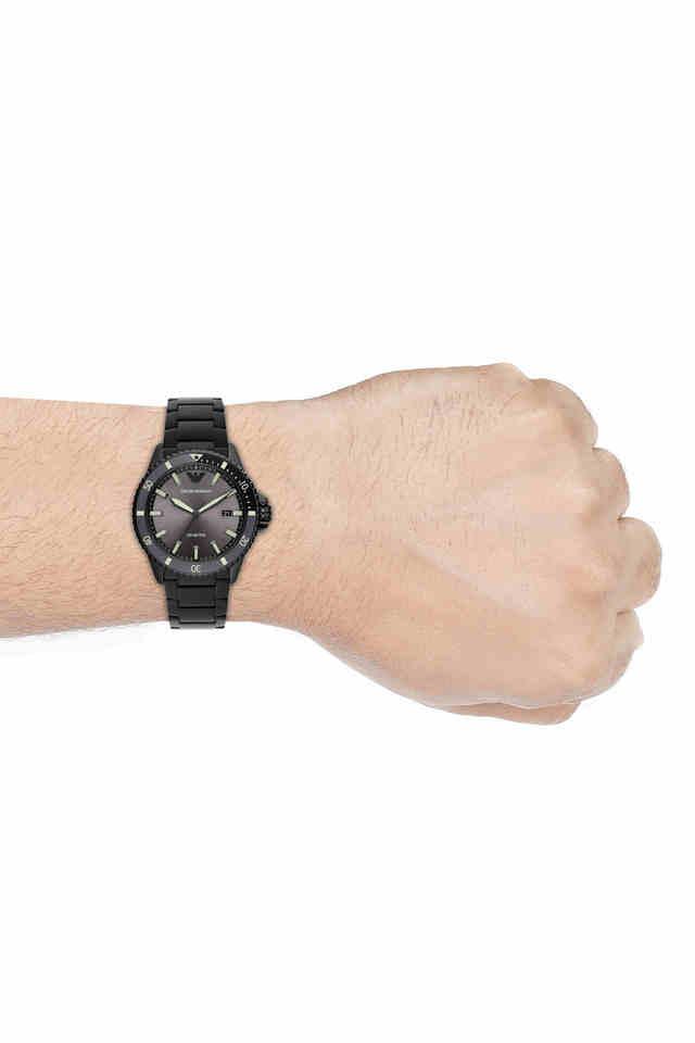 Emporio Armani Diver Grey Dial Men 42mm