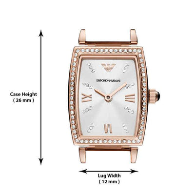 Emporio Armani Mario White Dial Women 26mm