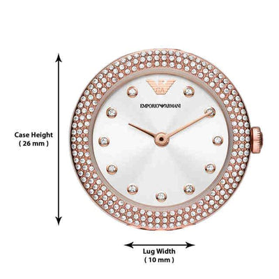 Emporio Armani Rosa Silver Dial Women 26mm