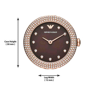 Emporio Armani Analog Brown Dial Women 30mm