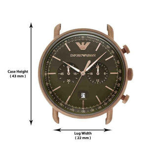 Emporio Armani Analog Green Dial Men 43mm