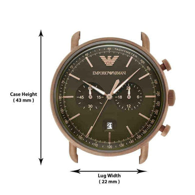 Emporio Armani Analog Green Dial Men 43mm