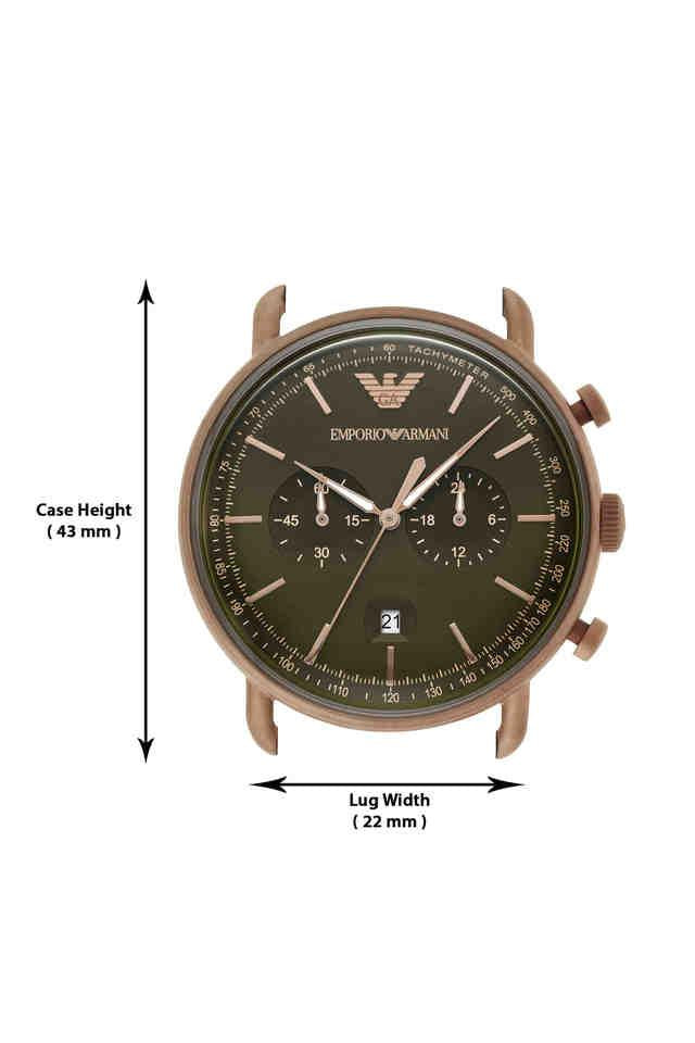 Emporio Armani Analog Green Dial Men 43mm