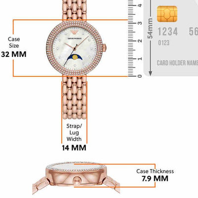 Emporio Armani Rosa Mother of Pearl Dial Women 32mm