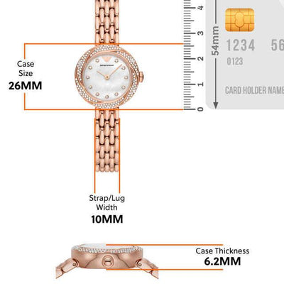 Emporio Armani Rosa Mother Of Pearl Dial Women 26MM