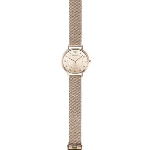 Emporio Armani Kappa Rose Gold Dial Women 32mm