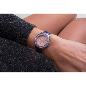 Guess Crown Jewel Purple Dial Women 36mm