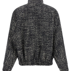 Darkpark Lee Bouclé Wool Bomber Jacket