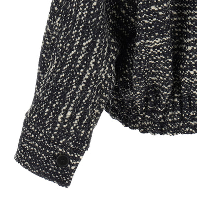 Darkpark Lee Bouclé Wool Bomber Jacket