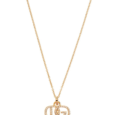 Dolce & Gabbana Strass Logo Necklace
