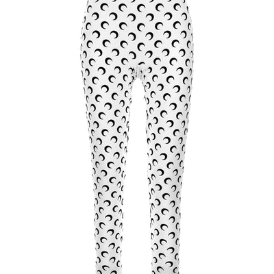 Marine Serre Moon Printed Jersey Leggings