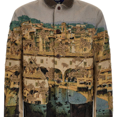 Junya Watanabe Jacquard Square Jacket