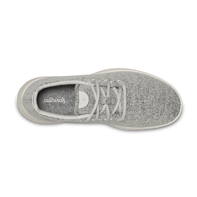 Men's Wool Runners - Dapple Grey (Cream Sole)