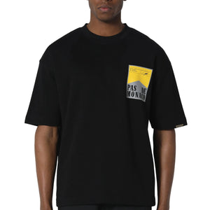 Pas De Monaco Wrapper Black T-Shirt