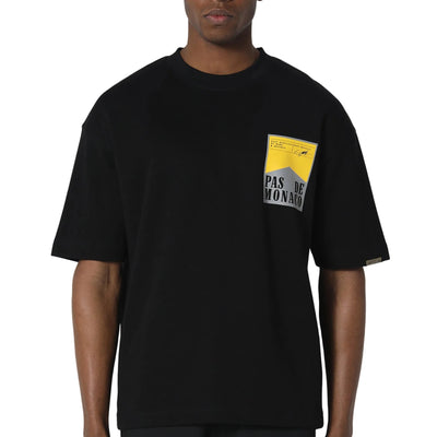 Pas De Monaco Wrapper Black T-Shirt