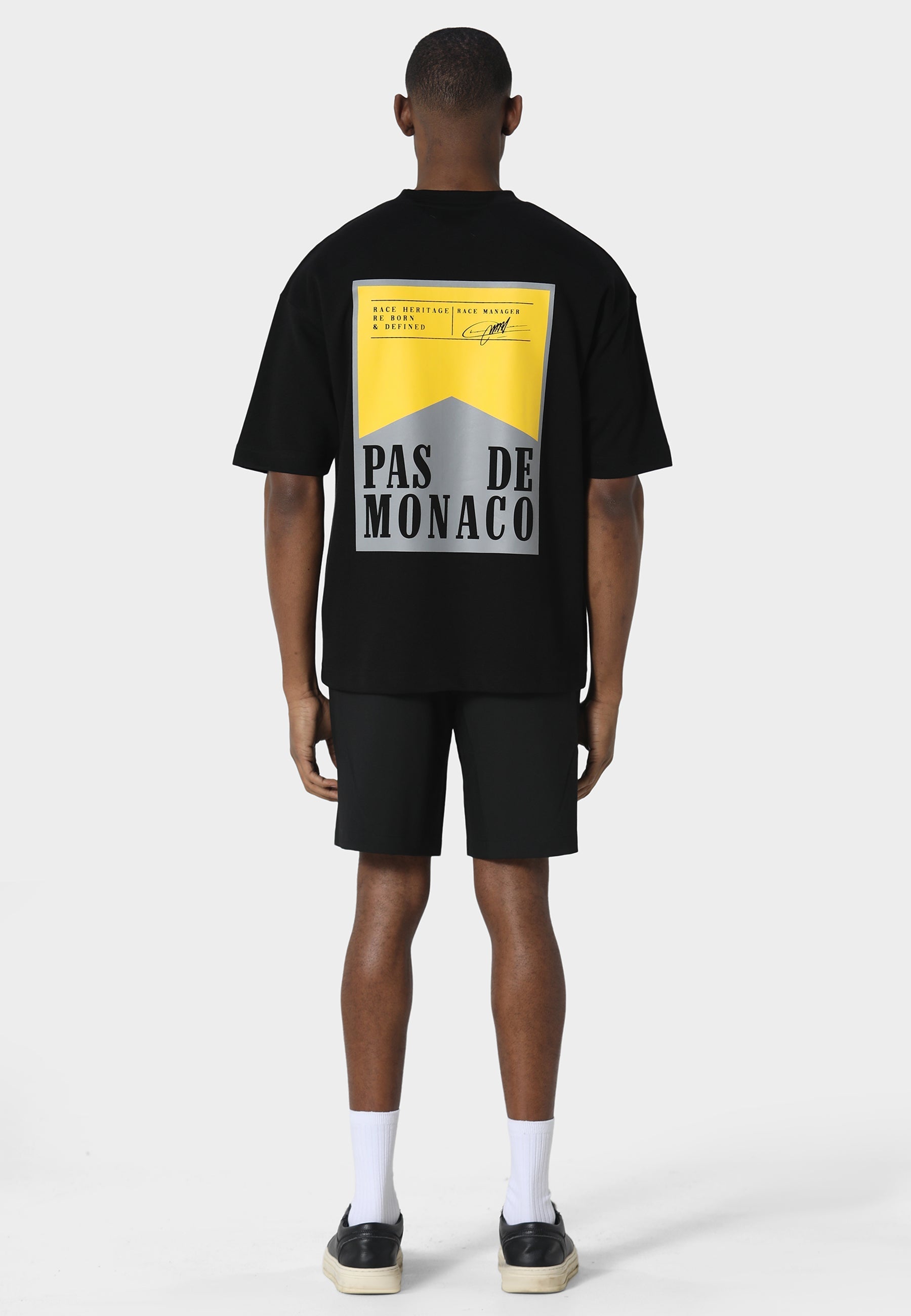 Pas De Monaco Wrapper Black T-Shirt