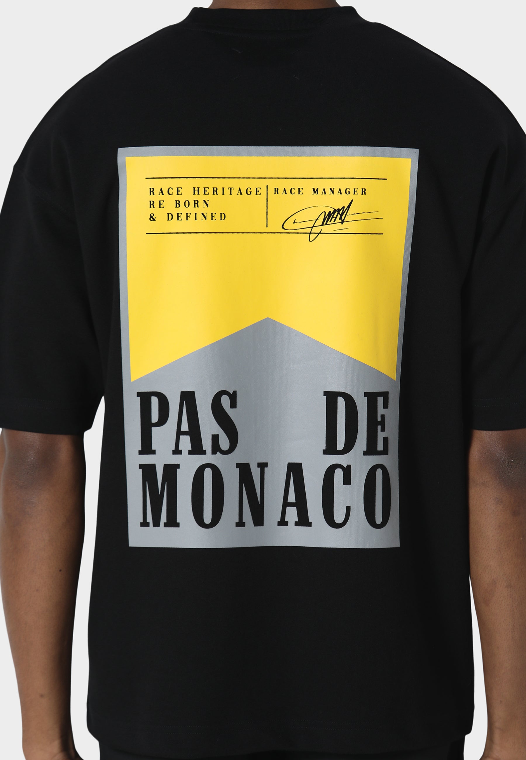 Pas De Monaco Wrapper Black T-Shirt