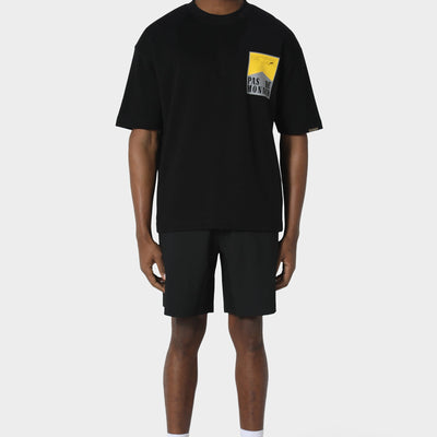 Pas De Monaco Wrapper Black T-Shirt