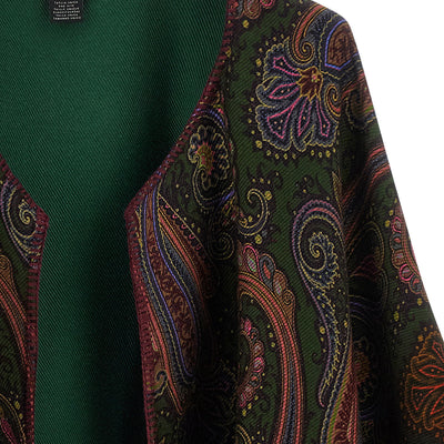 Etro Reversible Paisley Dégradé Cape