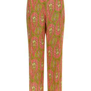 Etro Paisley Foliage Pants