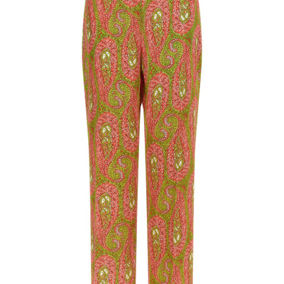 Etro Paisley Foliage Pants