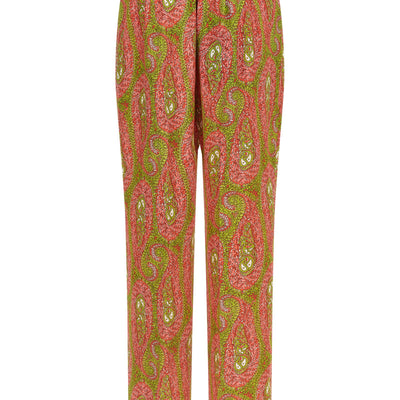 Etro Paisley Foliage Pants