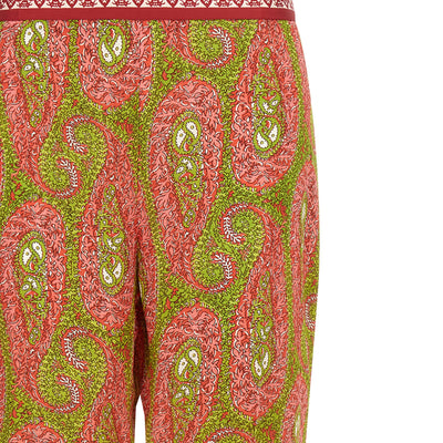 Etro Paisley Foliage Pants