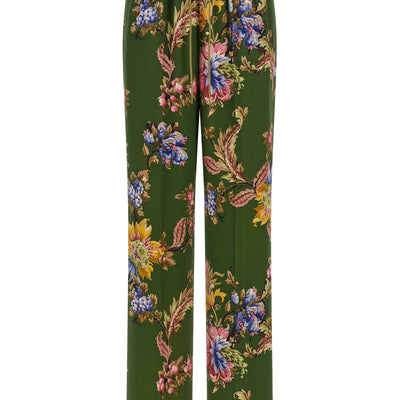 Etro Floral Print Trousers