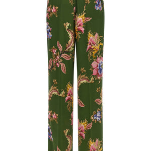Etro Floral Print Trousers