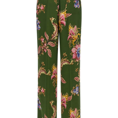 Etro Floral Print Trousers