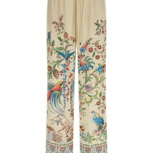 Etro Flora And Fauna Printed Trousers