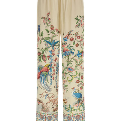 Etro Flora And Fauna Printed Trousers