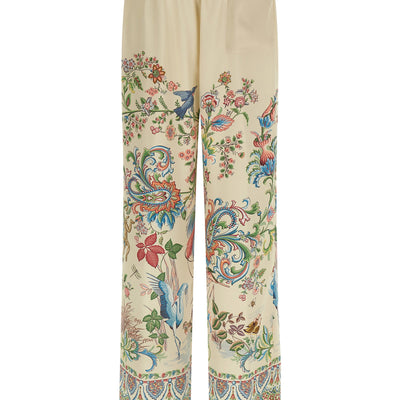 Etro Flora And Fauna Printed Trousers