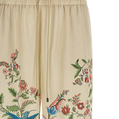 Etro Flora And Fauna Printed Trousers